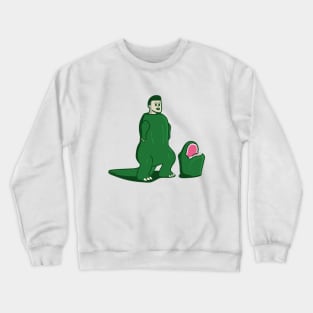 Hallowen Trex Suit Crewneck Sweatshirt